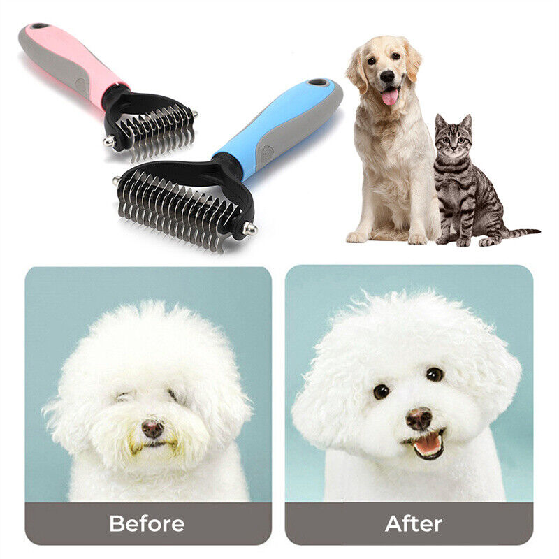 2-Side Dematting Tool For Dogs Cats