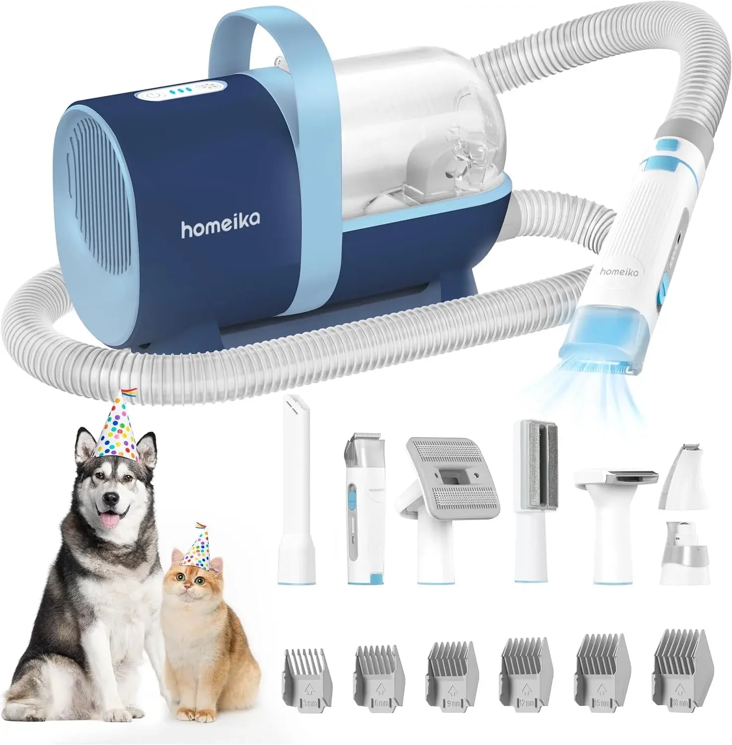 Pet Grooming Vacuum Kit 1.5L